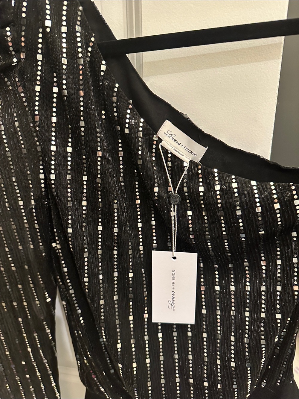 Lovers / Friend one shoulder sequin bodysuit BNWT size S 🧡🌻💛🔥